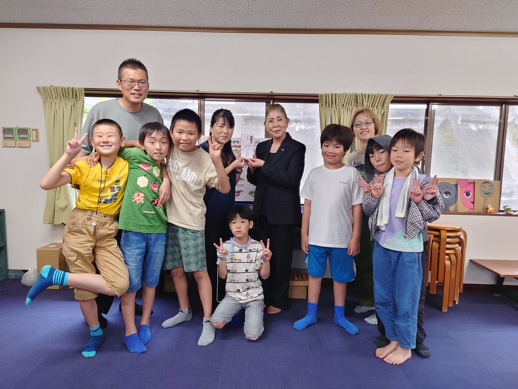 善都財団　フリースクール運営法人に寄付